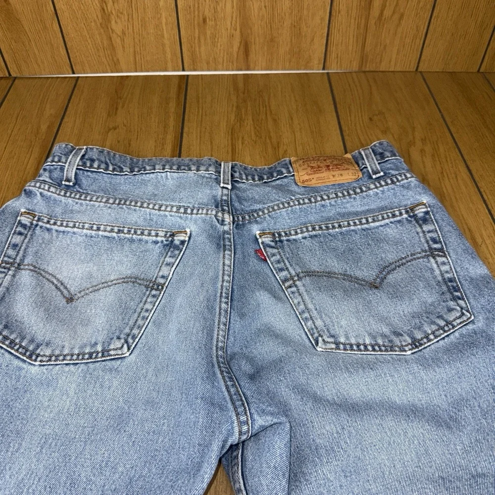 Vintage 1998‎ Levi's 505 Jeans 38x32 Regular Fit Straight Leg Made in Colombia